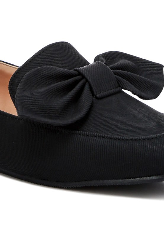 Waveney Bow Embellished Loafers