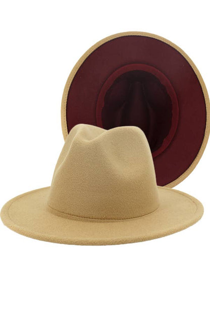 Two-tone Fedora Hat