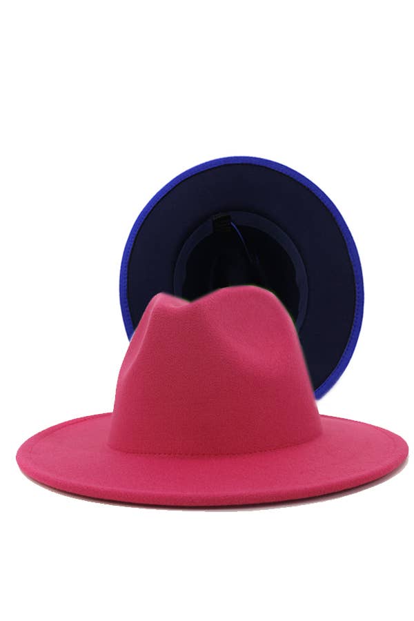 Two-tone Fedora Hat