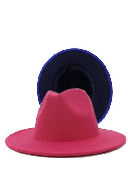 Two-tone Fedora Hat