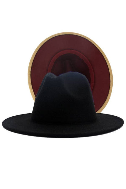 Two-tone Fedora Hat