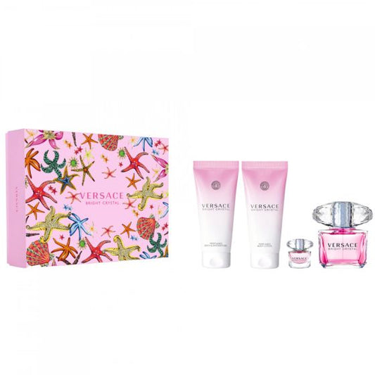 Versace Bright Crystal 4 Pc Gift Set