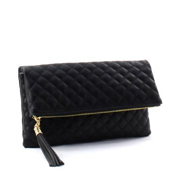 Faux Leather Messenger Bag