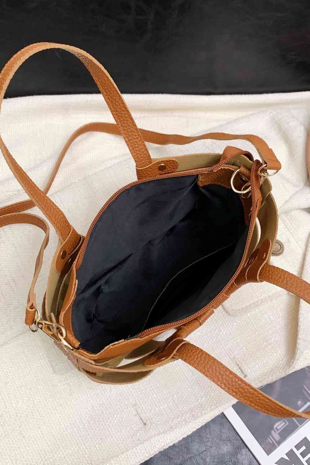 Faux Leather Handbag